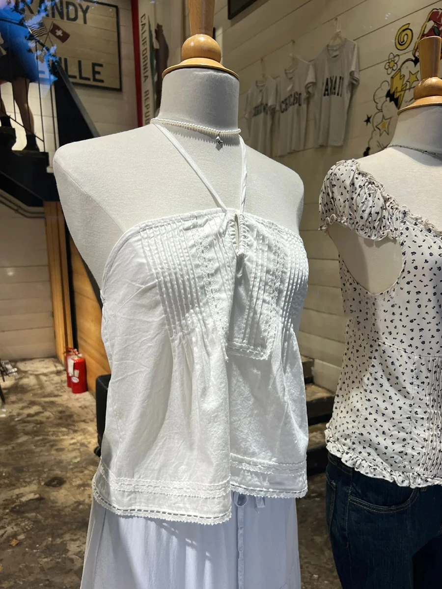 Sexy Lace Strapless Halter Tank Tops Women Summer White Backless Cotton Slim Cropped Camisole Sweet Simple Basic Crop Top Y2K
Sexy Lace Strapless Halter Tank Tops Women Summer White Backless Cotton Slim Cropped Camisole Sweet Simple Basic Crop Top Y2K