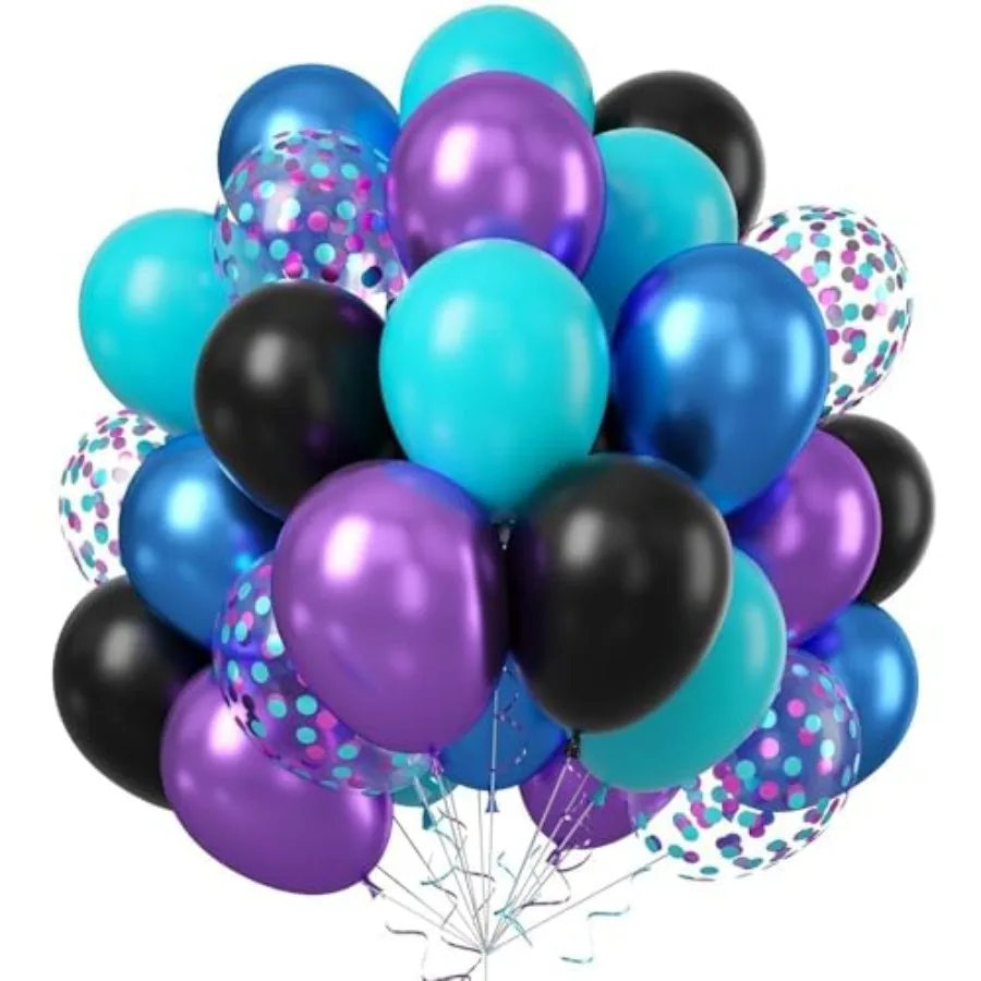 Balloons 60 Pcs 12 Inch Teal Confetti Balloons for Space Birthday Party Galaxy Party Decorations and Teal and Birthday Decorati
Balloons 60 Pcs 12 Inch Teal Confetti Balloons for Space Birthday Party Galaxy Party Decorations and Teal and Birthday Decorati