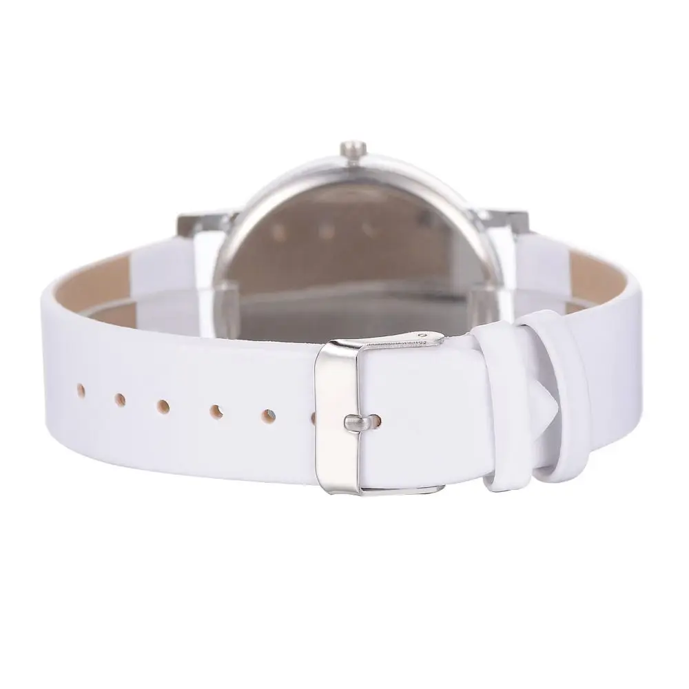 Creative Casual Wristwatch PU Strap Round Dial Quartz Watch Simple Electric Watch for Women
Creative Casual Wristwatch PU Strap Round Dial Quartz Watch Simple Electric Watch for Women