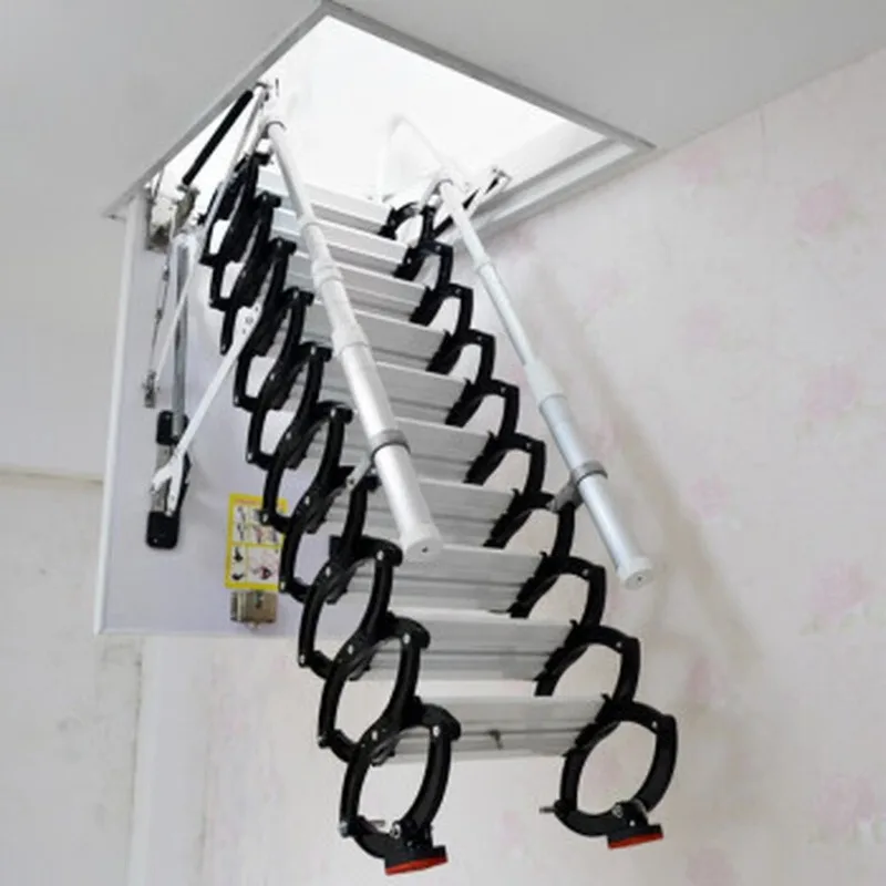 Automatic telescopic ladder Electric loft ladder Folding ladder Duplex villa elevator Household invisible extension
Automatic telescopic ladder Electric loft ladder Folding ladder Duplex villa elevator Household invisible extension