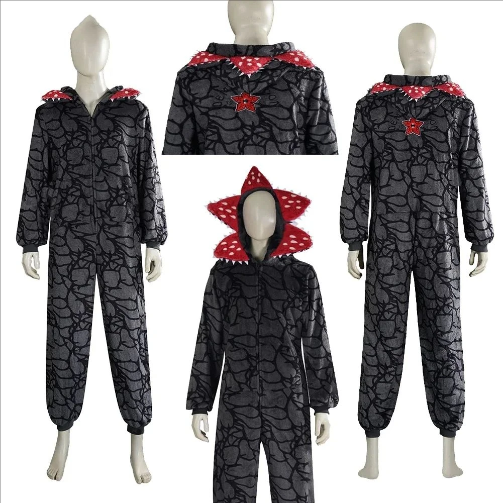 Adult Kids Fall Winter Thicken Cannibal Flower Demogorgon Cosplay Costume Comfortable Flannel Fabric Pajamas Halloween Suit
Adult Kids Fall Winter Thicken Cannibal Flower Demogorgon Cosplay Costume Comfortable Flannel Fabric Pajamas Halloween Suit
