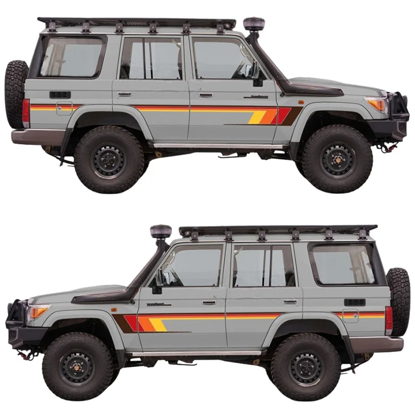 Custom Modified Retro Car Body Side Waistline Vinyl Graphics Decal Stripe Stickers for Toyota Land Cruiser LC70 Series
Custom Modified Retro Car Body Side Waistline Vinyl Graphics Decal Stripe Stickers for Toyota Land Cruiser LC70 Series