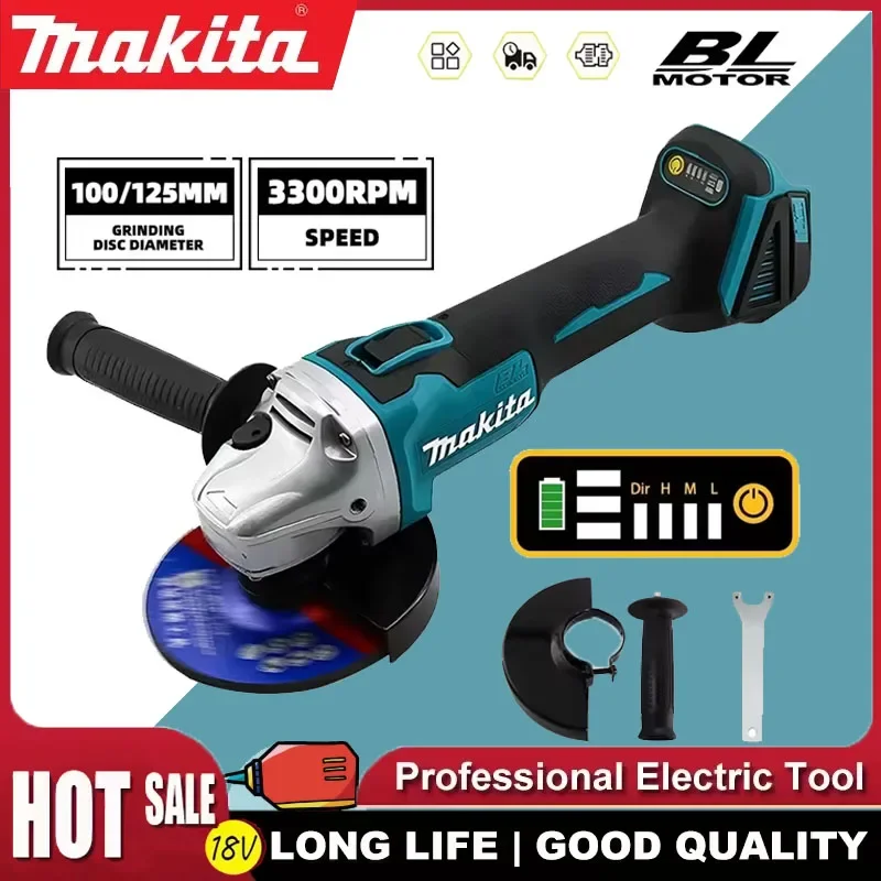 Аккумуляторная угловая шлифовальная машина Makita DGA404 с бесщеточным двигателем, для полировки и резки, совместима с аккумуляторами 18В, 125/100 мм
Аккумуляторная угловая шлифовальная машина Makita DGA404 с бесщеточным двигателем, для полировки и резки, совместима с аккумуляторами 18В, 125/100 мм