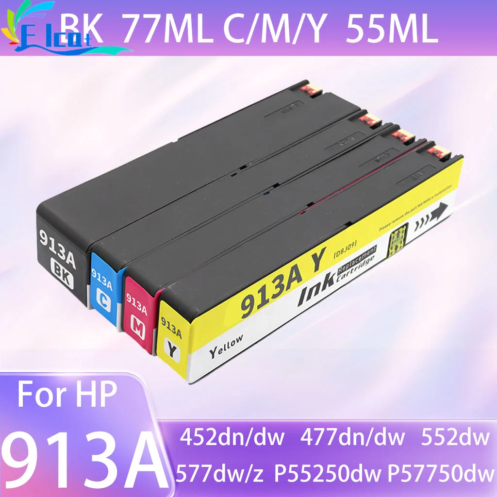 913 913A ink Cartridge Compatible For HP 913A 913 For HP 452dn 452dw 477dn 477dw 552dw 577dw 577z P57750dw P55250 dwPrinter
913 913A ink Cartridge Compatible For HP 913A 913 For HP 452dn 452dw 477dn 477dw 552dw 577dw 577z P57750dw P55250 dwPrinter