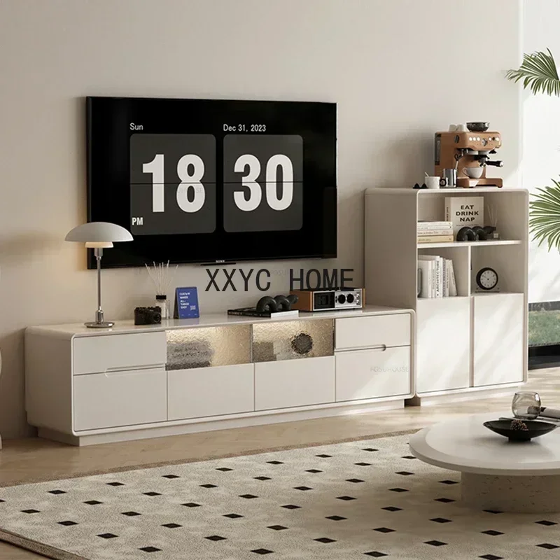 Кремовые шкафы для телевизора из массива дерева, скандинавский дизайнерский фон для гостиной, настенная подставка для телевизора, современная мебель для дома, стеклянный шкаф для хранения
Кремовые шкафы для телевизора из массива дерева, скандинавский дизайнерский фон для гостиной, настенная подставка для телевизора, современная мебель для дома, стеклянный шкаф для хранения