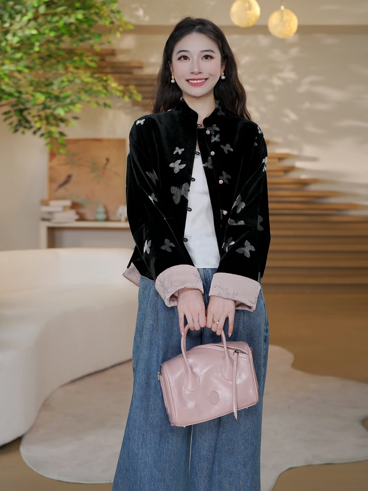 New Chinese Sle Silk Velvet Double-Sided Wearable True Silk Silk Spring New Arrival Women's Jaet Pattern
New Chinese Sle Silk Velvet Double-Sided Wearable True Silk Silk Spring New Arrival Women's Jaet Pattern