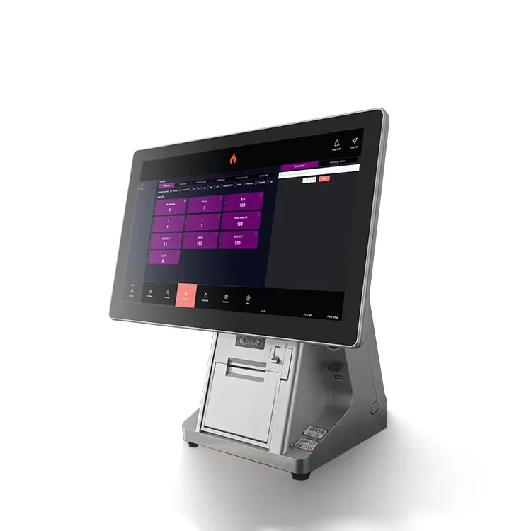 Android All-in-One Touch Screen POS System Smart Product with Integrated Ticket Printing Function
Android All-in-One Touch Screen POS System Smart Product with Integrated Ticket Printing Function