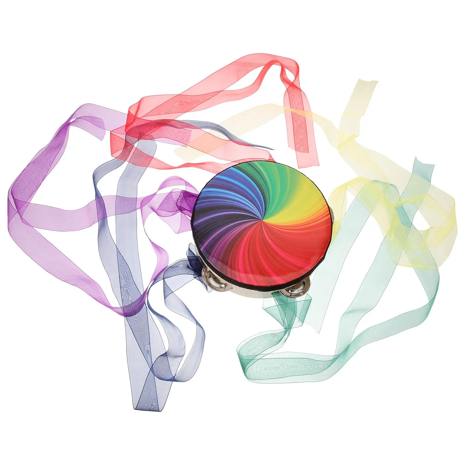6 Inch Hand Drum Classical Dance Stage Performance Tambourine Props Rainbow Ribbons 4 Sets Binding Strips Portable for Adults
6 Inch Hand Drum Classical Dance Stage Performance Tambourine Props Rainbow Ribbons 4 Sets Binding Strips Portable for Adults