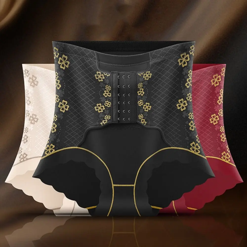 Three Row Buckle Postpartum Body Shaper Flower High Waist Butt Lifter Briefs Panties Waist Trainer Tummy Control Underwear
Three Row Buckle Postpartum Body Shaper Flower High Waist Butt Lifter Briefs Panties Waist Trainer Tummy Control Underwear
