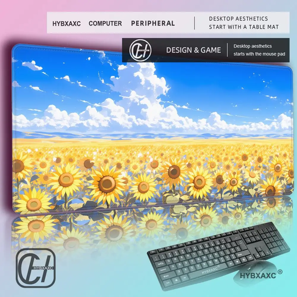 HYBXAXC Anime Style Sunflower Field Large Gaming Mouse Pad Non-slip Desk Mat for Home & Office
HYBXAXC Anime Style Sunflower Field Large Gaming Mouse Pad Non-slip Desk Mat for Home & Office