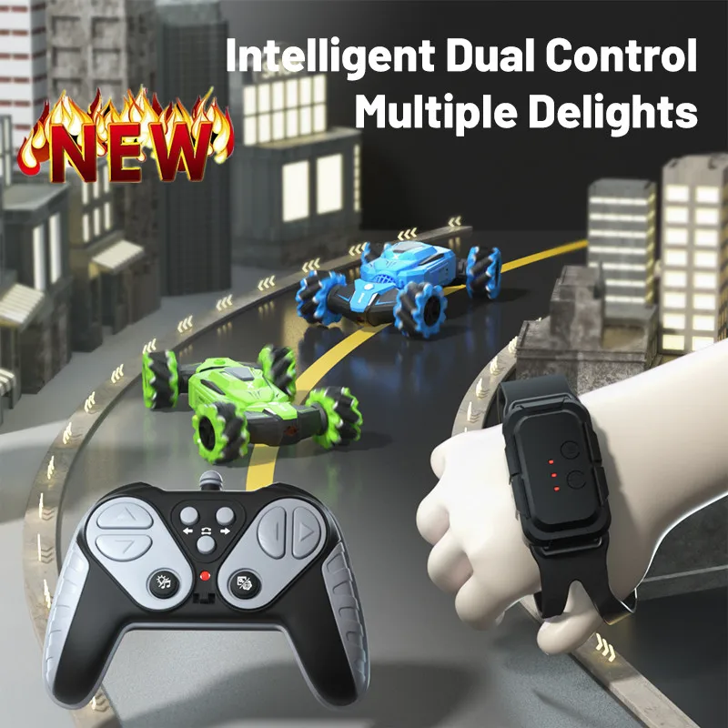 New RC Gesture Sensing Stunt Car Dual Mode Children's Toy Off-Road Climbing Remote Control Vehicle 360° Driving Drift Toys Car
New RC Gesture Sensing Stunt Car Dual Mode Children's Toy Off-Road Climbing Remote Control Vehicle 360° Driving Drift Toys Car
