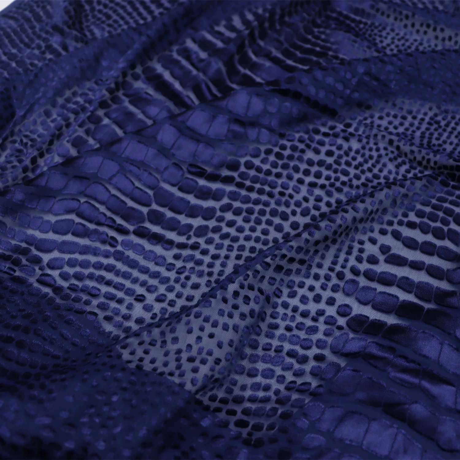 Clear Grain Fashion Safe Graceful Silk Opal Fabric Burn Out Snake Skin Navy for Lady Women Shirt Saree Pants Scarves
Clear Grain Fashion Safe Graceful Silk Opal Fabric Burn Out Snake Skin Navy for Lady Women Shirt Saree Pants Scarves