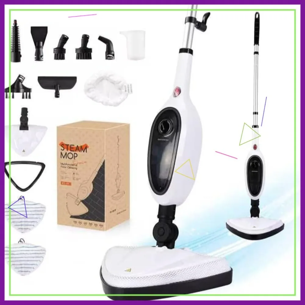 20s Rapid Heating Steam Mop with Attachments, Lightweight Floor Steamer for Kitchen, Living Room Wood Tile Carpet
20s Rapid Heating Steam Mop with Attachments, Lightweight Floor Steamer for Kitchen, Living Room Wood Tile Carpet