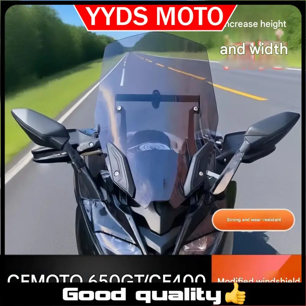 Suitable for CFMOTO 400 650GT windshield modification, including heightening and widening the front windshield (CF 650-GT 400-GT
Suitable for CFMOTO 400 650GT windshield modification, including heightening and widening the front windshield (CF 650-GT 400-GT