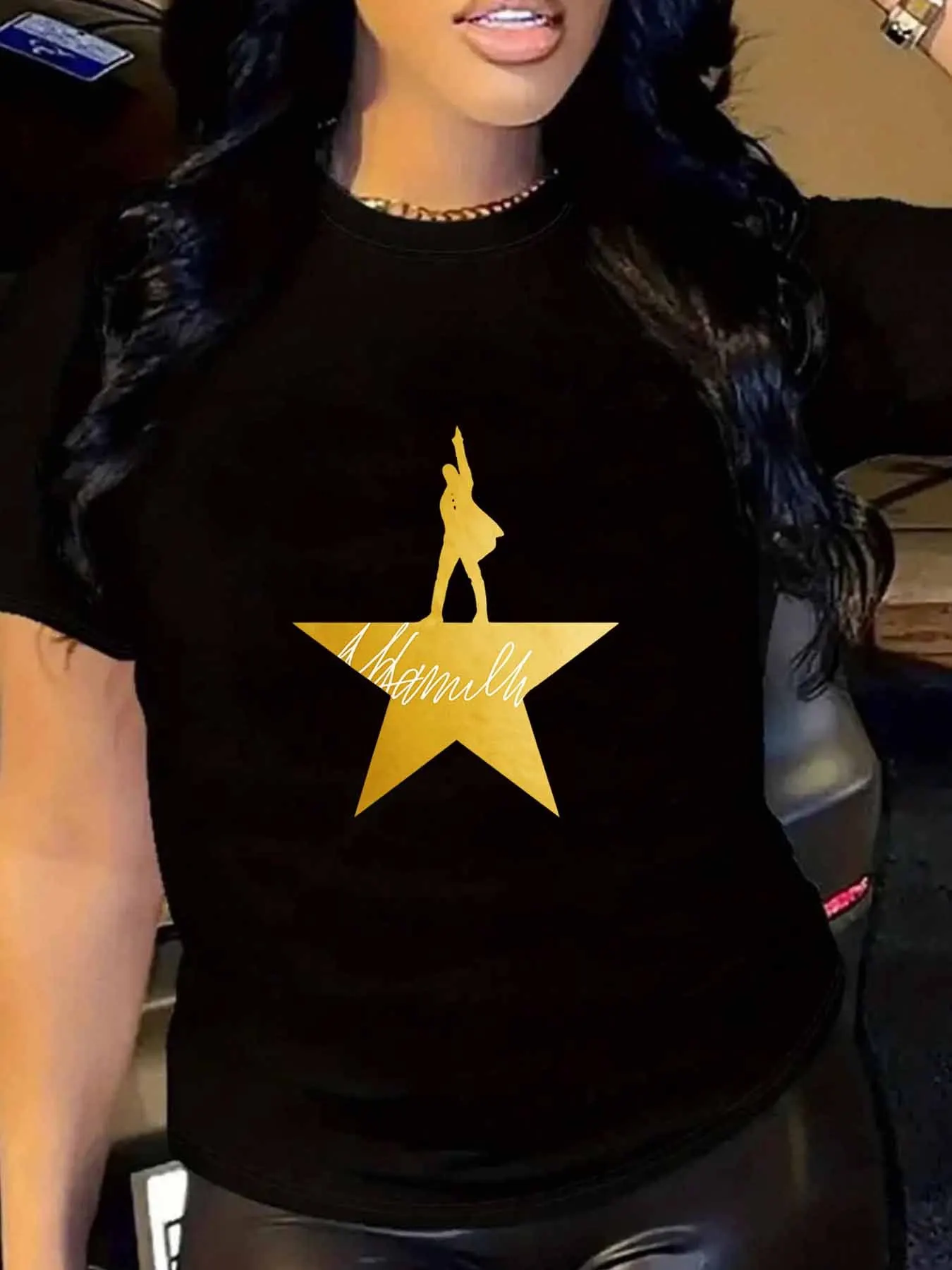 【WY10715】Cartoon pattern Crew Neck Women's T-Shirt Short Sleeve Fashion Printed Half Sleeve Top Stretch T-Shirt
【WY10715】Cartoon pattern Crew Neck Women's T-Shirt Short Sleeve Fashion Printed Half Sleeve Top Stretch T-Shirt