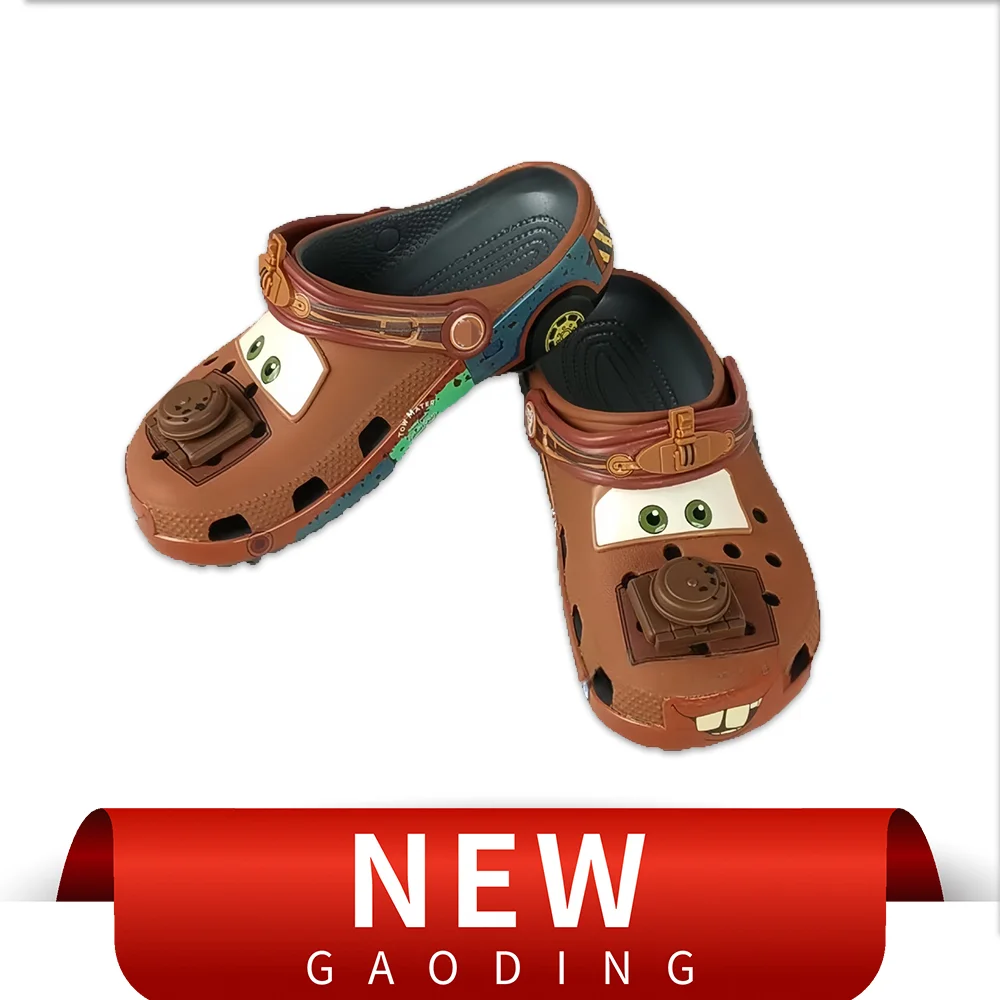 Популярные водонепроницаемые тапочки Mcquenes Mater Pixar с героями мультфильмов, уличные пляжные сандалии, повседневные дышащие праздничные подарки
Популярные водонепроницаемые тапочки Mcquenes Mater Pixar с героями мультфильмов, уличные пляжные сандалии, повседневные дышащие праздничные подарки