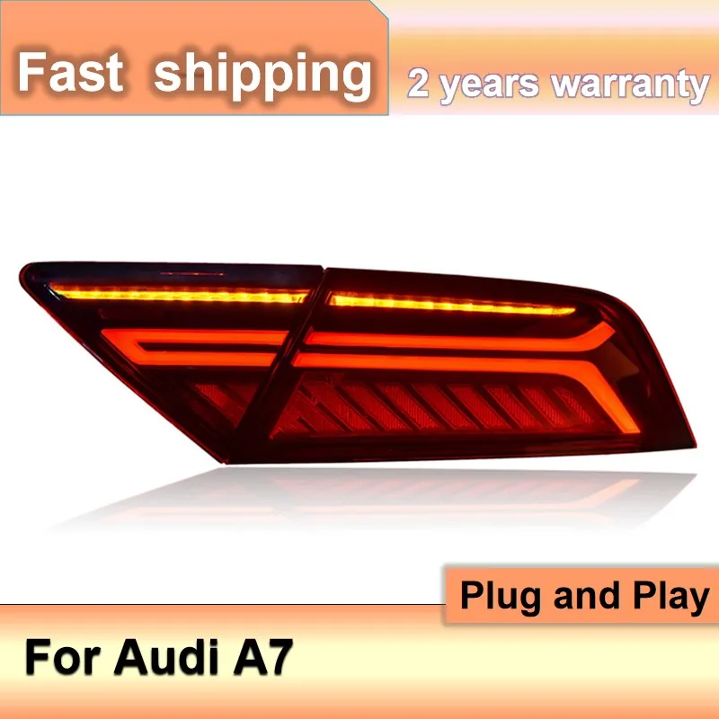 Car Accessories for Audi A7 Taillight 2011-2015 A7 Tail Lights Rear DRL Fog Brake Turn Signal Reversing
Car Accessories for Audi A7 Taillight 2011-2015 A7 Tail Lights Rear DRL Fog Brake Turn Signal Reversing