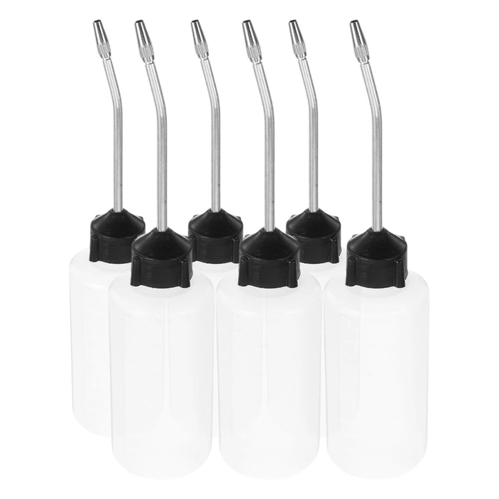 6pcs Sewing Machine Oil Dispenser Squeeze Bottle Long Spout Precision Lubrication Durable Plastic Iron 120ml for Industrial
6pcs Sewing Machine Oil Dispenser Squeeze Bottle Long Spout Precision Lubrication Durable Plastic Iron 120ml for Industrial