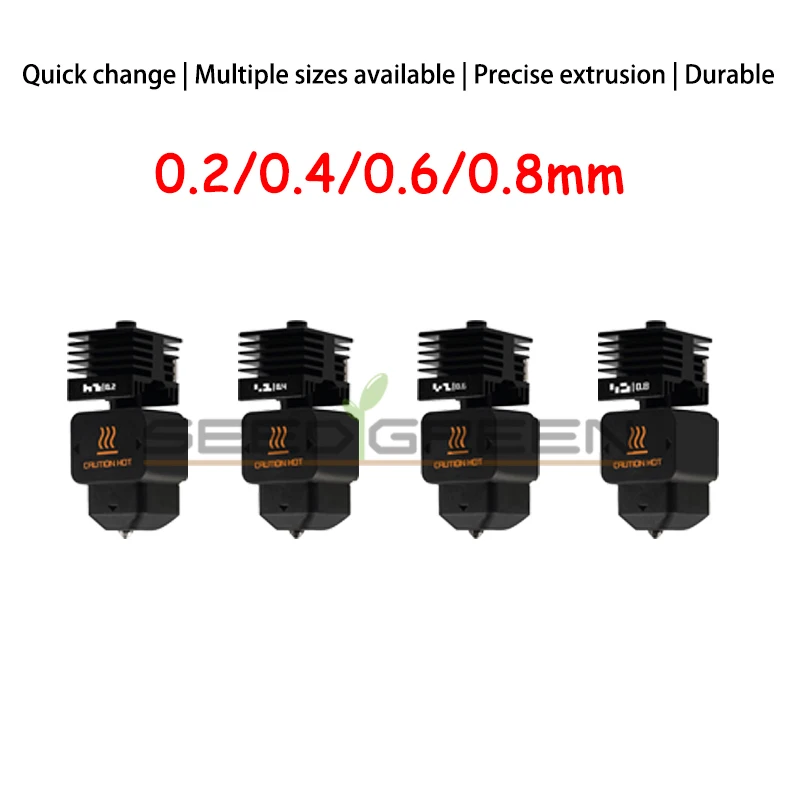 Для H2D Hotend Для Bambu Lab Комплект сопел H2D 0,2/0,4/0,6/0,8 мм сопло H2d Hotend с высоким расходом Standard Flow Hot End для Bambu
Для H2D Hotend Для Bambu Lab Комплект сопел H2D 0,2/0,4/0,6/0,8 мм сопло H2d Hotend с высоким расходом Standard Flow Hot End для Bambu
