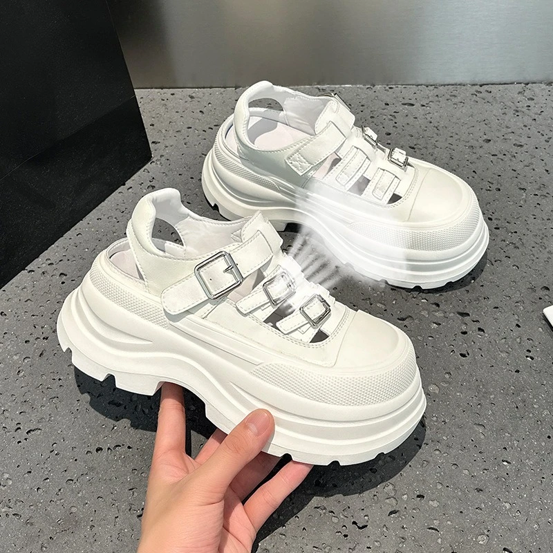 2026 New 7CM Women Sandals Comfortable Shoes Buckle Fashion Summer RoundToe Platform Wedge High Hidden Heels Ladies Breathable
2026 New 7CM Women Sandals Comfortable Shoes Buckle Fashion Summer RoundToe Platform Wedge High Hidden Heels Ladies Breathable