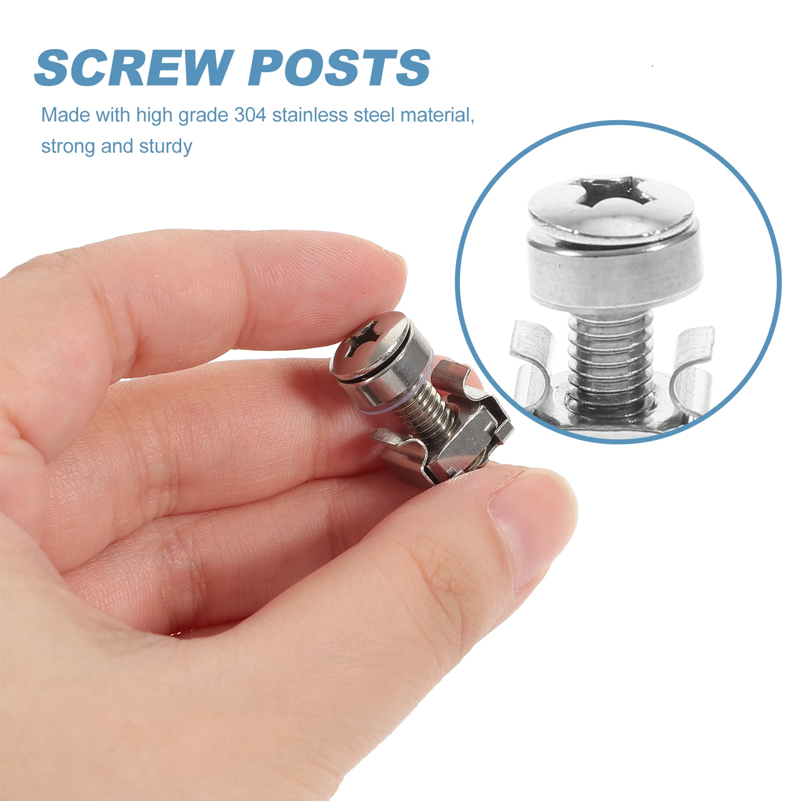 16 Sets Heavy Duty Server Rack Cage Nuts And M6 Mounting Screws With Outstanding Workmanship
16 Sets Heavy Duty Server Rack Cage Nuts And M6 Mounting Screws With Outstanding Workmanship