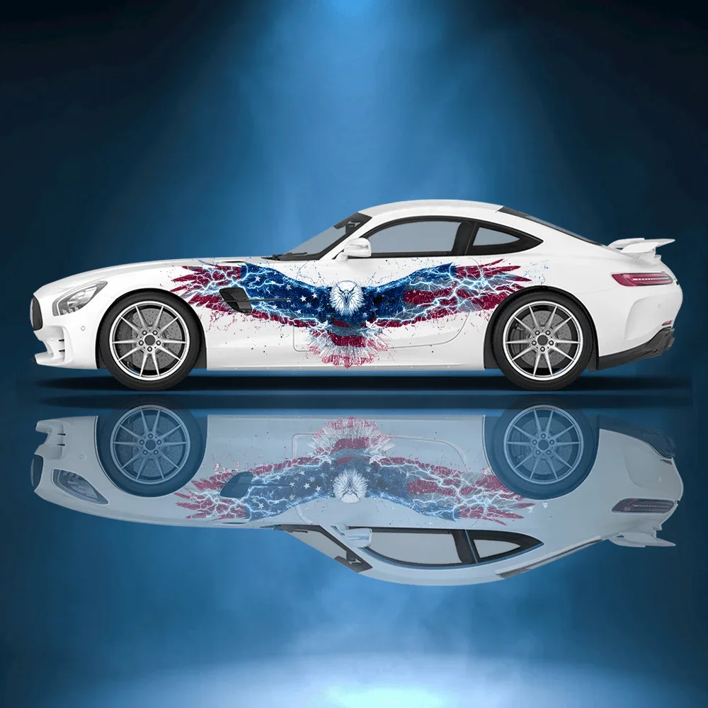Наклейка с изображением орла и принтом американского флага с молнией; наклейка на весь кузов для украшения и защиты автомобиля от царапин; водонепроницаемая наклейка для автомобиля.
Наклейка с изображением орла и принтом американского флага с молнией; наклейка на весь кузов для украшения и защиты автомобиля от царапин; водонепроницаемая наклейка для автомобиля.