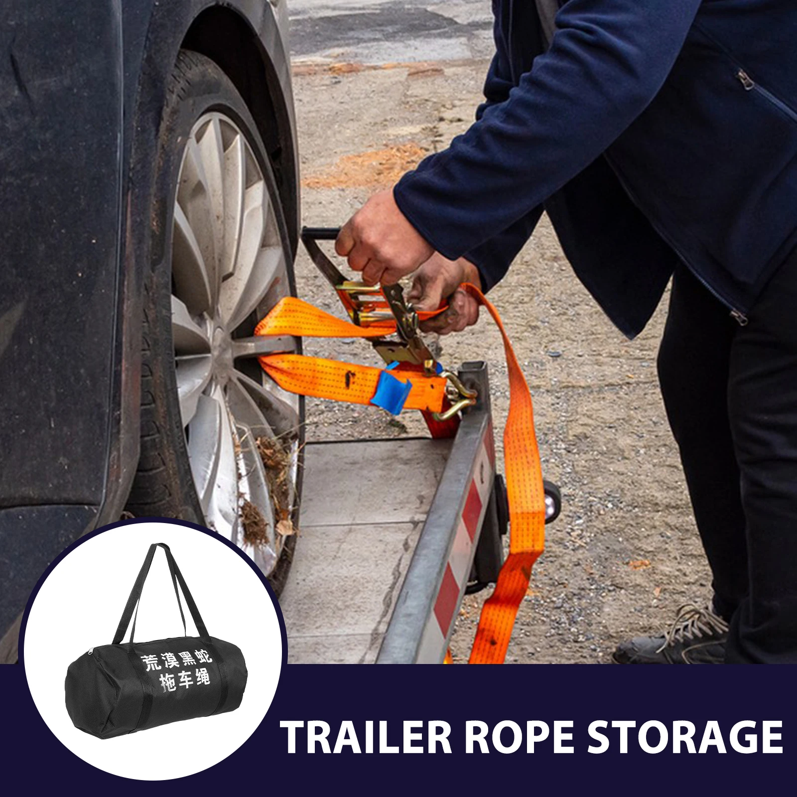 Large Capacity Tow Rope Storage Bag Lightweight Trailer Strap ganizer Towing Accessories Pouch Camping Hiking Outdoor
Large Capacity Tow Rope Storage Bag Lightweight Trailer Strap ganizer Towing Accessories Pouch Camping Hiking Outdoor