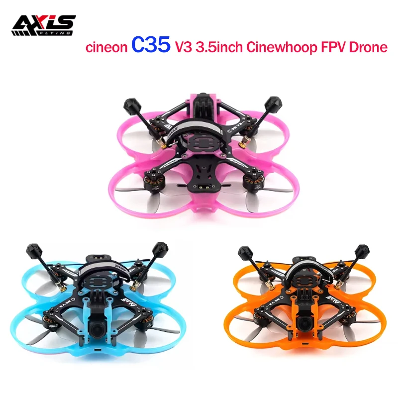 Axisflying Cineon C35 V3 3,5-дюймовый дрон Cinewhoop FPV с двигателем F745 AIO C206 1960KV, совместимый с воздушным блоком O3 для RC FPVQuadcopter
Axisflying Cineon C35 V3 3,5-дюймовый дрон Cinewhoop FPV с двигателем F745 AIO C206 1960KV, совместимый с воздушным блоком O3 для RC FPVQuadcopter