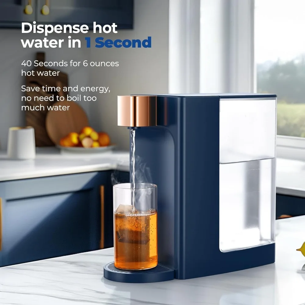 Electric Kettles, Adjustable 5 Temperatures & 4 Water Volume Dispense, Removable 100 Ounce 3L Water Tank Capacity, Blue
Electric Kettles, Adjustable 5 Temperatures & 4 Water Volume Dispense, Removable 100 Ounce 3L Water Tank Capacity, Blue