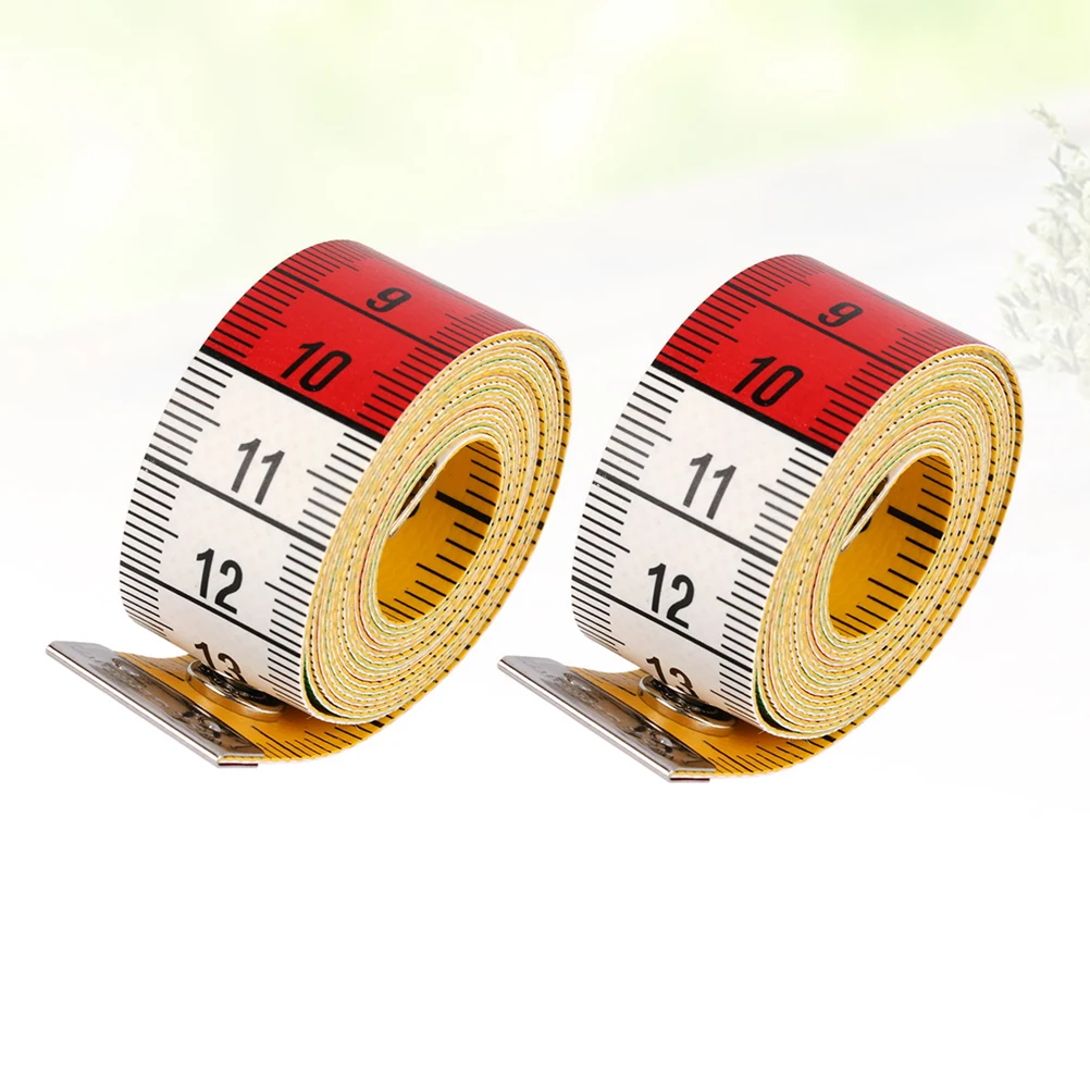 2Pcs High Precision Tape Measure Portable Soft Measuring Ruler for Clothes Body Waist Bust Measurement Durable Tool
2Pcs High Precision Tape Measure Portable Soft Measuring Ruler for Clothes Body Waist Bust Measurement Durable Tool