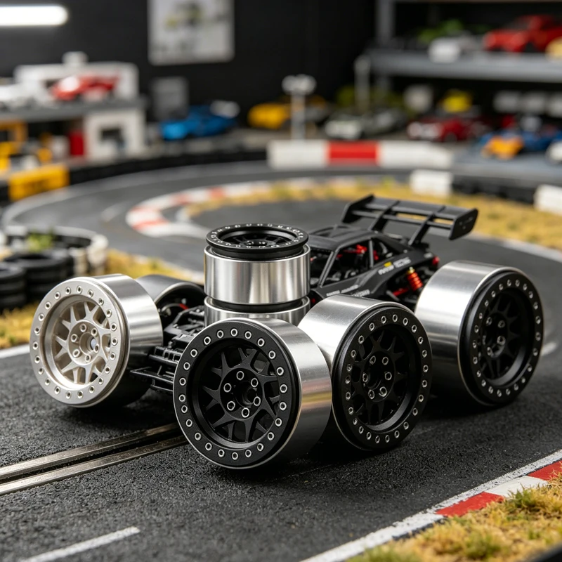 4PCS 2.2" RC Aluminum Beadlock Wheels w/Hubs For 1/10 RC Axial Wraith RR10 YETI SCX10 D90 TRX4 CC01
4PCS 2.2" RC Aluminum Beadlock Wheels w/Hubs For 1/10 RC Axial Wraith RR10 YETI SCX10 D90 TRX4 CC01