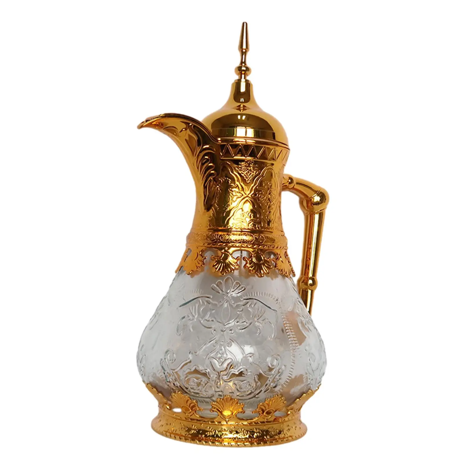 Arabic Style Coffee Pot Sturdy Thermal Coffee Pot for Holiday Travel Kitchen
Arabic Style Coffee Pot Sturdy Thermal Coffee Pot for Holiday Travel Kitchen