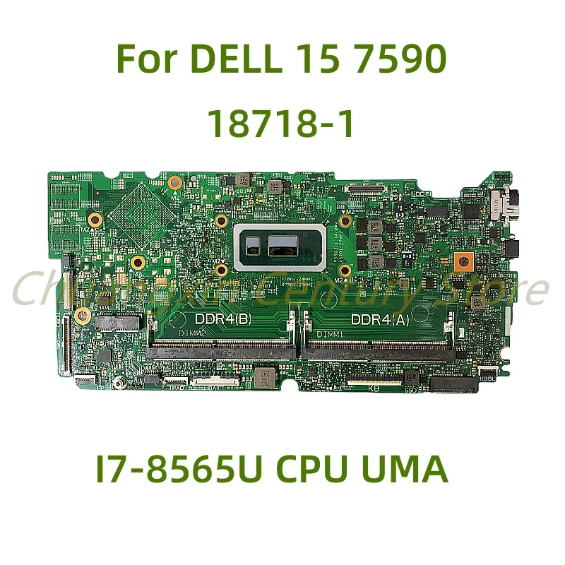 Подходит для материнской платы ноутбука DELL 15 7590 18718-1 с процессором I7-8565U UMA 100% протестирован Полная работа
Подходит для материнской платы ноутбука DELL 15 7590 18718-1 с процессором I7-8565U UMA 100% протестирован Полная работа