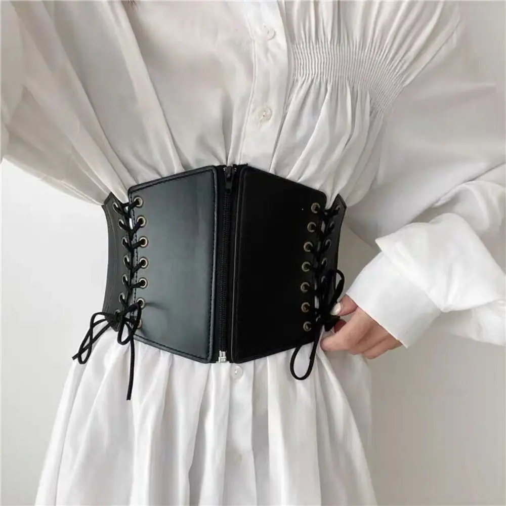 Slimming PU Leather Zipper Cummerbunds High Waist Dress Girdle Female Waistband Strap Wide Waist Belt Female
Slimming PU Leather Zipper Cummerbunds High Waist Dress Girdle Female Waistband Strap Wide Waist Belt Female