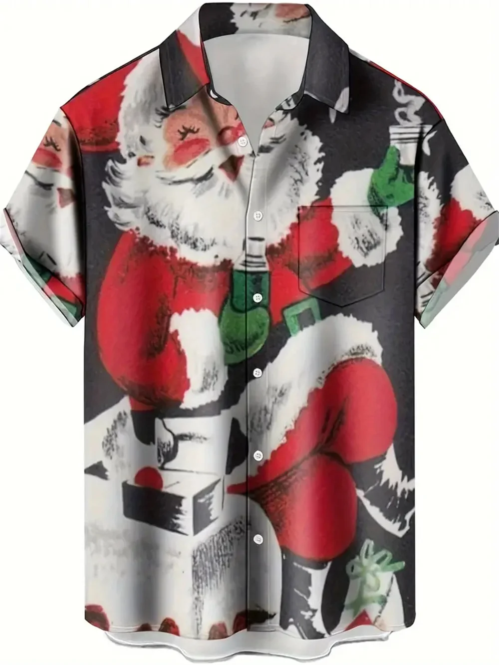 Christmas men's collar fashion shirt short sleeved high-quality fashion casual soft and comfortable men's shirt 2024
Christmas men's collar fashion shirt short sleeved high-quality fashion casual soft and comfortable men's shirt 2024