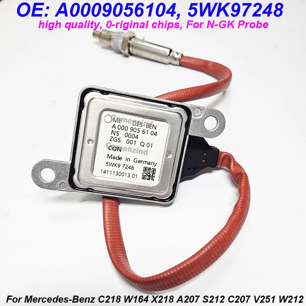 NOX Sensor Nitrogen Oxide Sensor 12V A0009056104 5WK97248 For Mercedes-Benz C218 W164 X218 A207 S212 C207 V251 W212 high quality
NOX Sensor Nitrogen Oxide Sensor 12V A0009056104 5WK97248 For Mercedes-Benz C218 W164 X218 A207 S212 C207 V251 W212 high quality