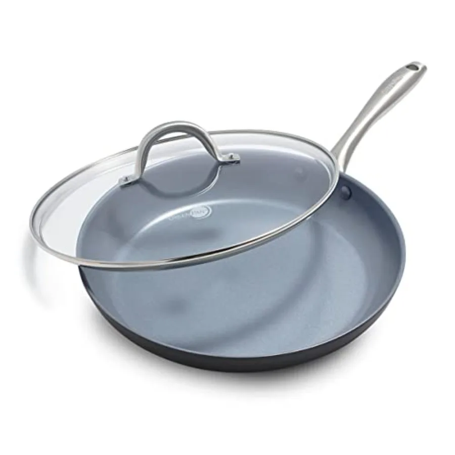 Lima Hard Anodized with Lid, Ceramic Nonstick, PFAS-Free Nontoxic Pots and Pans, Oven and Broiler Safe, Stainless Steel Handle,
Lima Hard Anodized with Lid, Ceramic Nonstick, PFAS-Free Nontoxic Pots and Pans, Oven and Broiler Safe, Stainless Steel Handle,