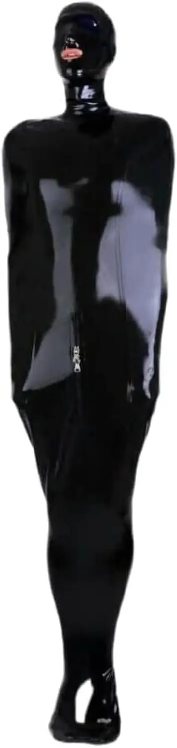 Handmade Black Men's Rubber Latex Catsuit Sleepsack Bodybag Bag with Crotch Zip
Handmade Black Men's Rubber Latex Catsuit Sleepsack Bodybag Bag with Crotch Zip