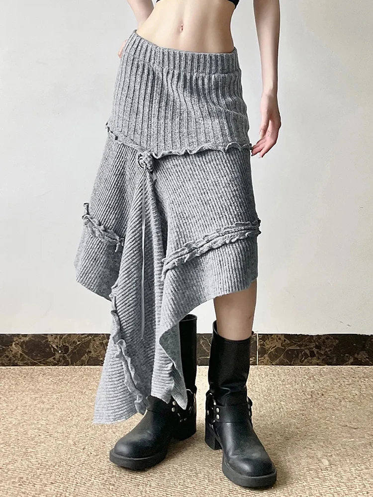 Тривижная вязаная юбка-миди с 3D цветочным принтом, женская винтажная французская юбка с нерегулярными рюшами и высокой талией Y2K, уличная одежда, свободная повседневная юбка в стиле ретро
Тривижная вязаная юбка-миди с 3D цветочным принтом, женская винтажная французская юбка с нерегулярными рюшами и высокой талией Y2K, уличная одежда, свободная повседневная юбка в стиле ретро