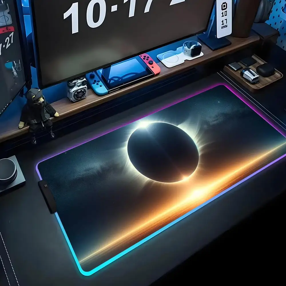 solar eclipse Mouse Pad RGB Gaming Mousepad Big LED Pad PC Desk Mat Luminous Mouse Pad Large Keyboard Mats Table Rug With
solar eclipse Mouse Pad RGB Gaming Mousepad Big LED Pad PC Desk Mat Luminous Mouse Pad Large Keyboard Mats Table Rug With