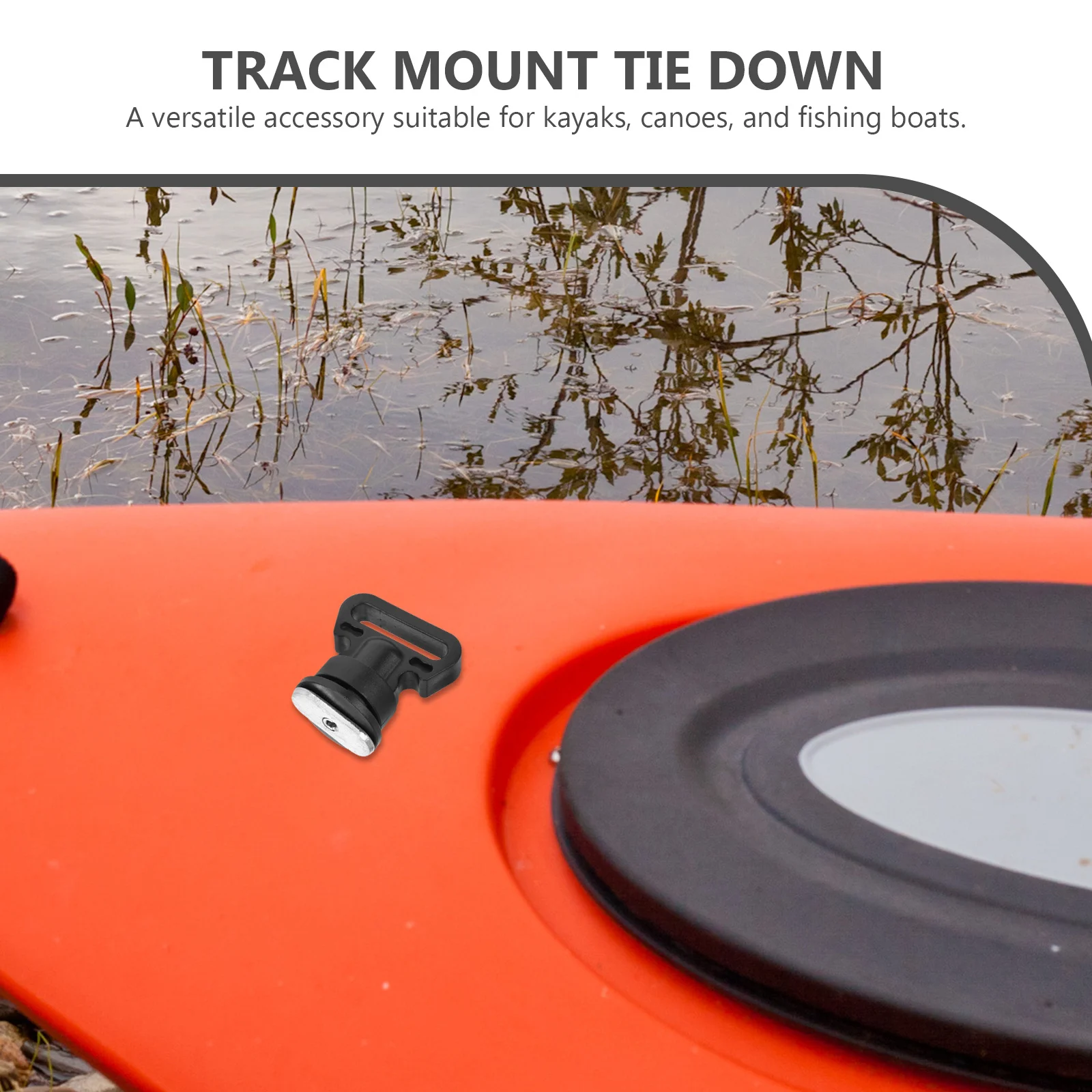 Kayak Track Mount Tie Down Heavy Duty Nylon Vertical Fastening Clip For Canoe Fishing Boat Rail Accessory
Kayak Track Mount Tie Down Heavy Duty Nylon Vertical Fastening Clip For Canoe Fishing Boat Rail Accessory