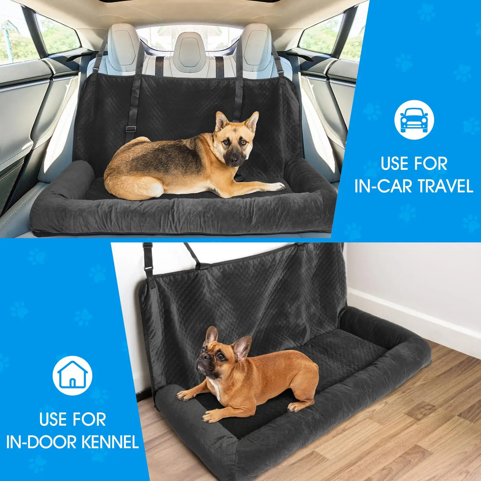 Dog Car Seat Bed Washable for Medium Large Dogs Travel Puppy Bed Backseat Protector for Pet Supplies Puppy Dogs Cats
Dog Car Seat Bed Washable for Medium Large Dogs Travel Puppy Bed Backseat Protector for Pet Supplies Puppy Dogs Cats