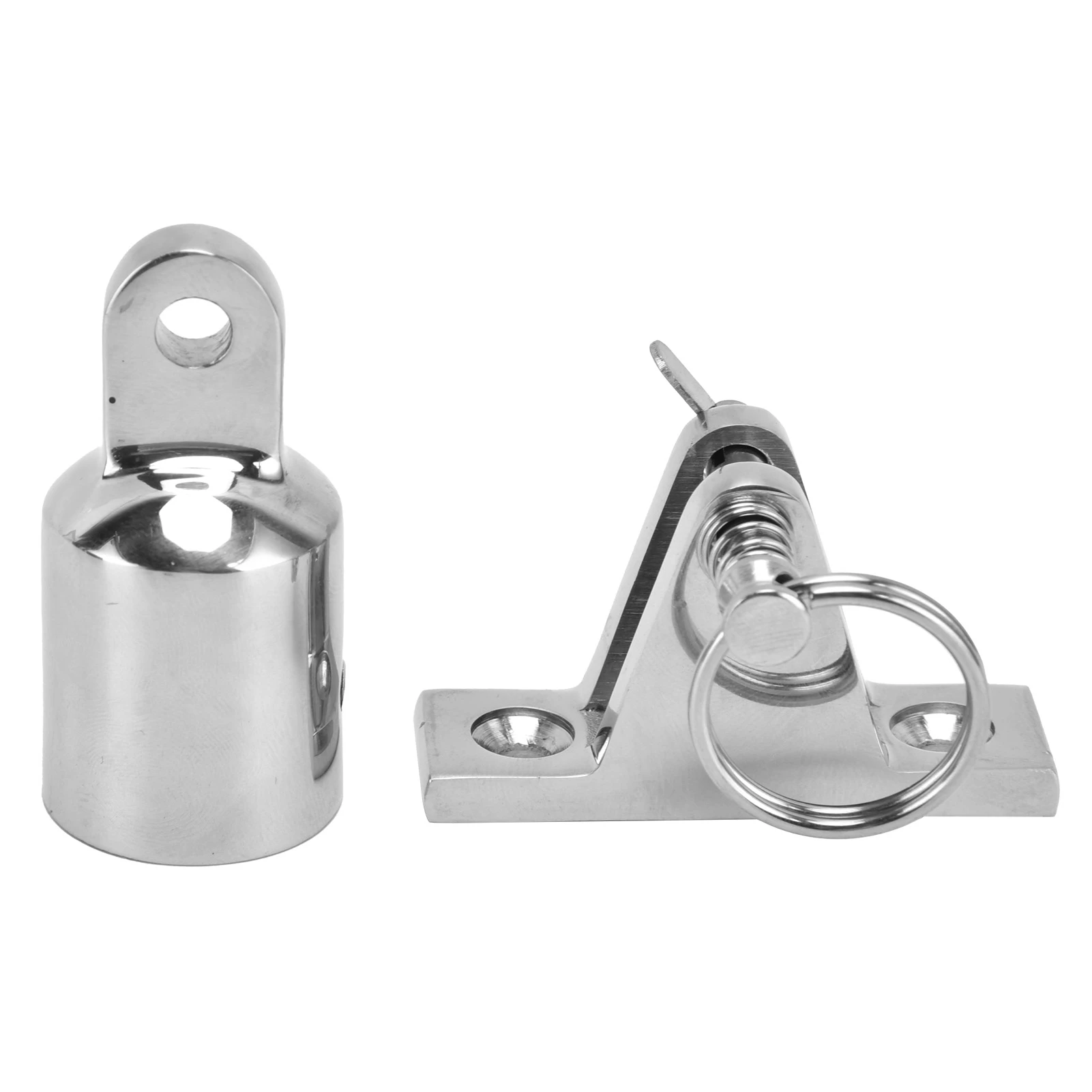 Bimini Top Mounting Fittings 316 Stainless Steel Deck Hinge Pipe Eye End Cap Hardware 22mm
Bimini Top Mounting Fittings 316 Stainless Steel Deck Hinge Pipe Eye End Cap Hardware 22mm