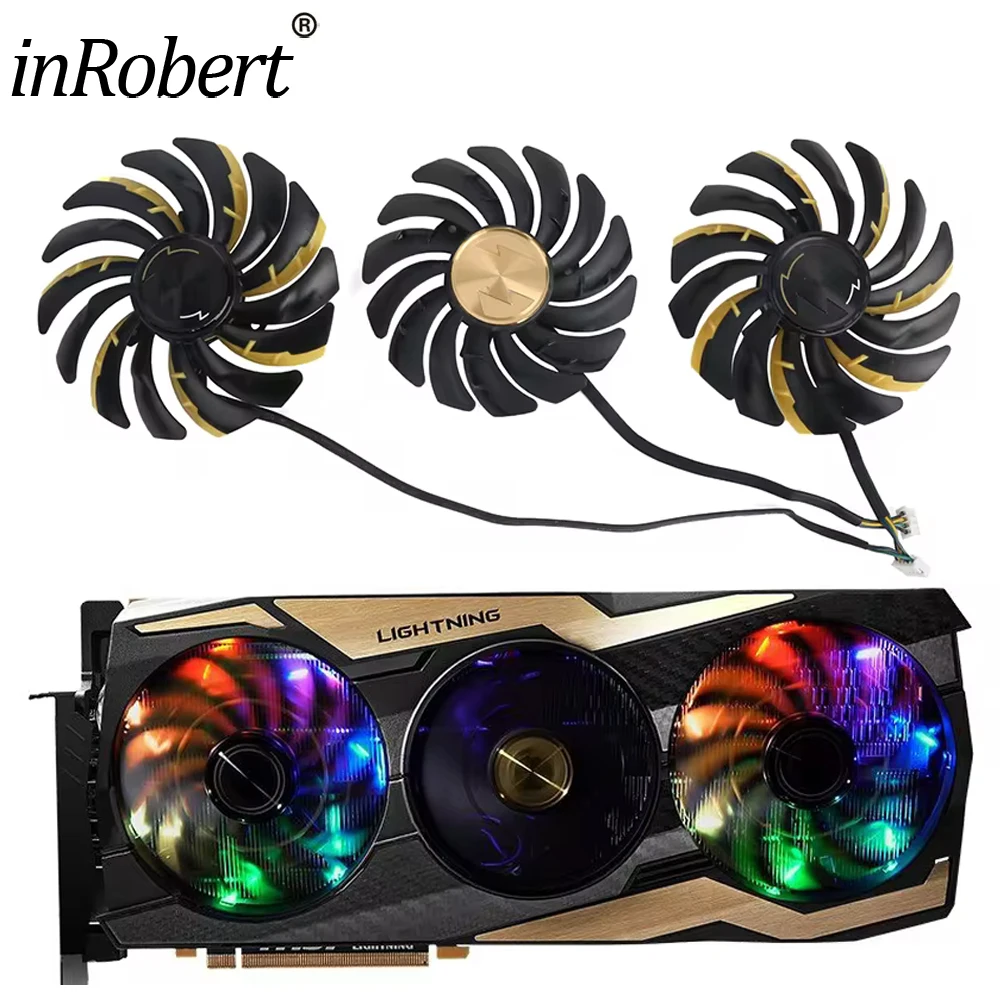 Сменный вентилятор охлаждения PLD10010B12HH 95 мм для MSI GeForce RTX 2080 Ti LIGHTNING Z, охладитель графической карты 85 мм PLD09210B12HH
Сменный вентилятор охлаждения PLD10010B12HH 95 мм для MSI GeForce RTX 2080 Ti LIGHTNING Z, охладитель графической карты 85 мм PLD09210B12HH