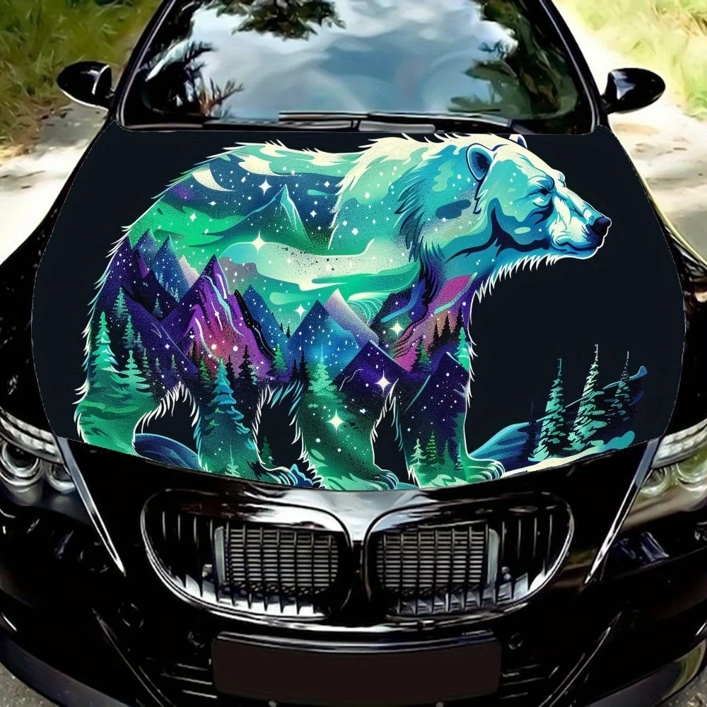 Fantasy - Forest Bear Pattern Car hood stickers, waterproof self-adhesive car vinyl stickers, car decoration protection stickers
Fantasy - Forest Bear Pattern Car hood stickers, waterproof self-adhesive car vinyl stickers, car decoration protection stickers
