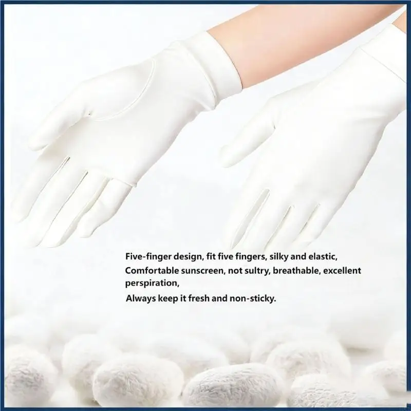 Classical Silk Gloves Multipurpose HandWear Sun Protective Gloves For Women Girl
Classical Silk Gloves Multipurpose HandWear Sun Protective Gloves For Women Girl