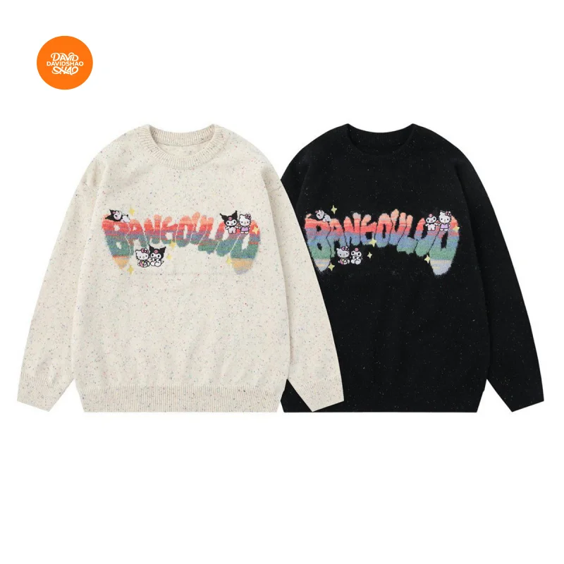 DAVIDSHAO Европейский размер США Одежда высшего качества Уличная уличная одежда Роскошный зимний мужской жаккардовый свитер с героями мультфильмов в стиле ретро
DAVIDSHAO Европейский размер США Одежда высшего качества Уличная уличная одежда Роскошный зимний мужской жаккардовый свитер с героями мультфильмов в стиле ретро