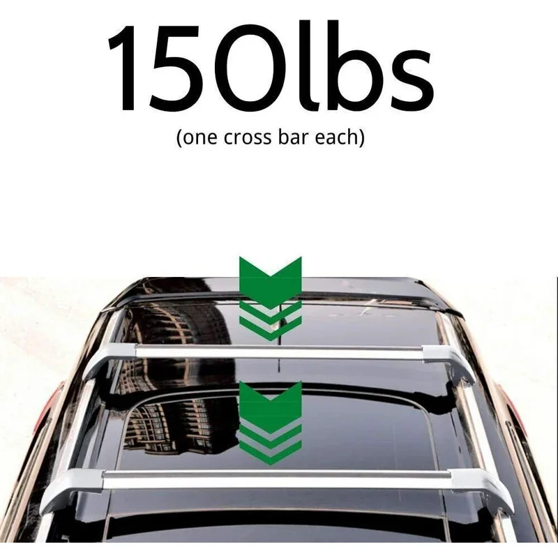 2Pcs Aluminum Alloy Roof Rack Rails SUV 2020-2021 Side Bars Luggage Easy Installation Exterior Accessories
2Pcs Aluminum Alloy Roof Rack Rails SUV 2020-2021 Side Bars Luggage Easy Installation Exterior Accessories