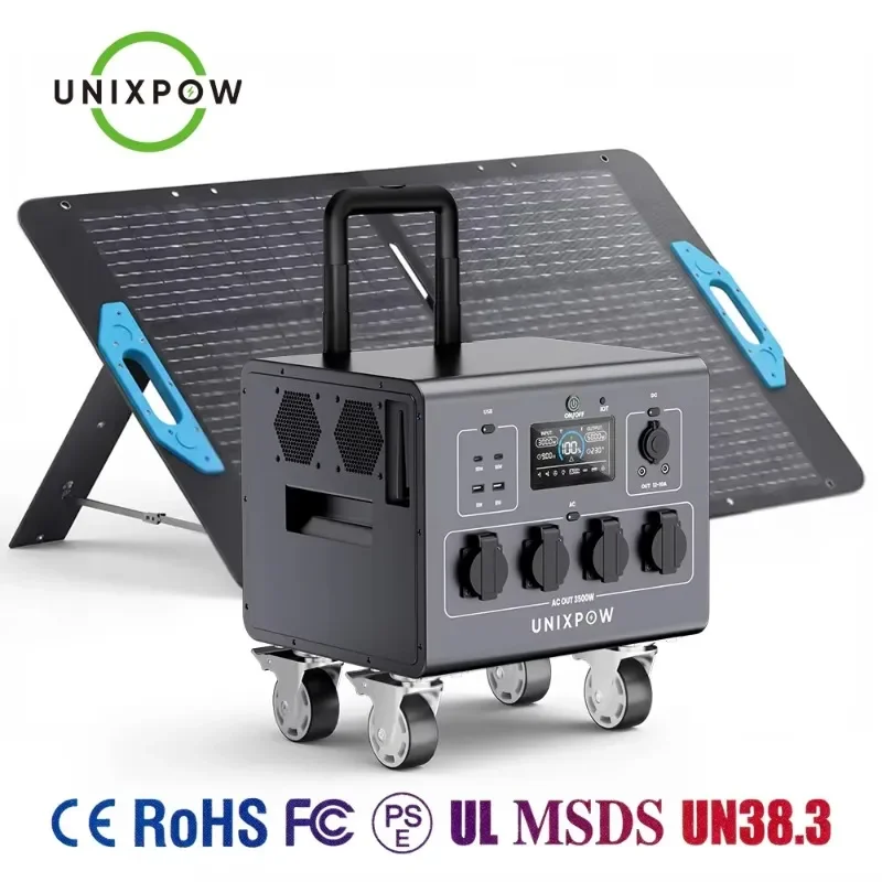 3000W Generator Portable Emergency Power Station Solar Generator Energy Storage Power Supply with Uninterruptible Power
3000W Generator Portable Emergency Power Station Solar Generator Energy Storage Power Supply with Uninterruptible Power