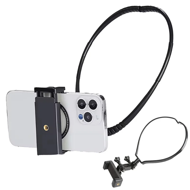 Wearable Neck Hanging Phone Stand Lazy Holder For iPhone 16/15/Huawei/GoPro Hero 13/12/11/10 For DJI Action Camera Live Vlog Kit
Wearable Neck Hanging Phone Stand Lazy Holder For iPhone 16/15/Huawei/GoPro Hero 13/12/11/10 For DJI Action Camera Live Vlog Kit